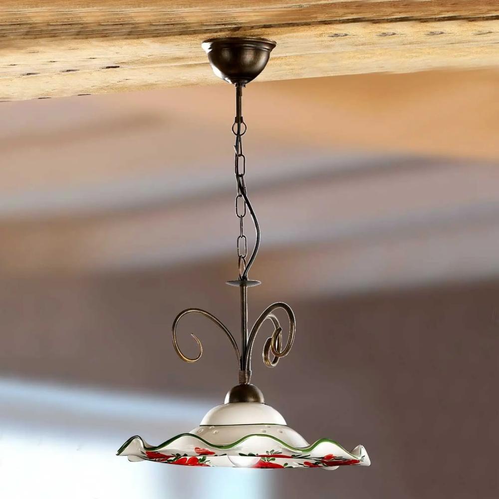 romanticky styl svietidlo elegantne kvetnate rustikalne mediteranske rucne malovane osvetlenie dedinsky dom mestiansky elegantny porcelan kovane zelezo ozdobne talianske toskanske lampy.jpg